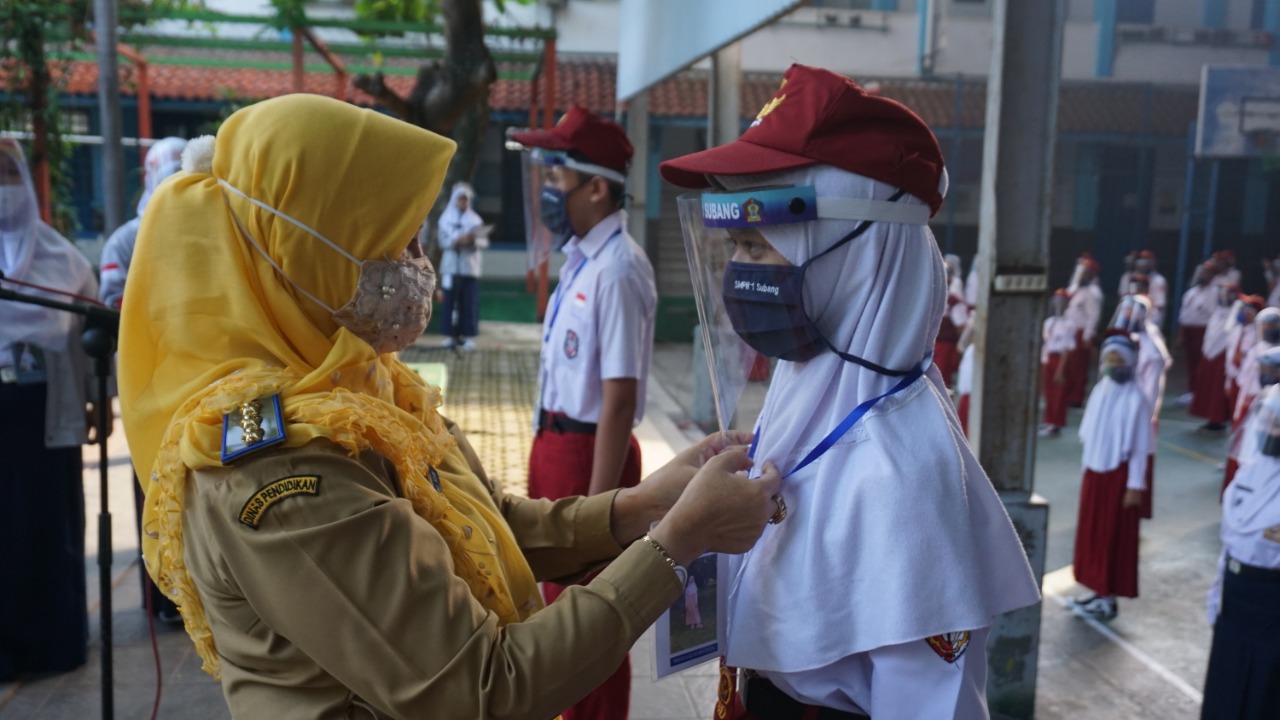 SMPN 1 Subang : Pengenalan Lingkungan Sekolah tahun Pelajaran 2020/2021